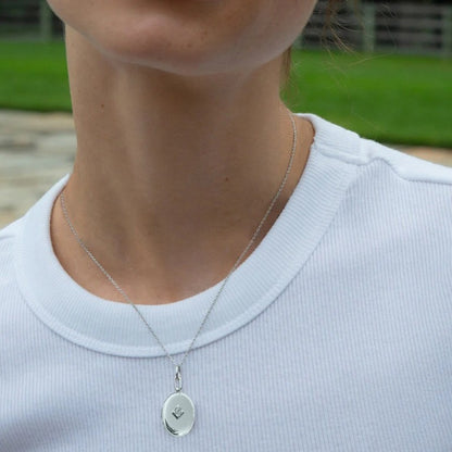Monica Rich Kosann Oval Diamond Locket