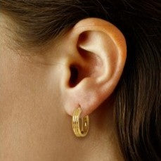 Yellow Gold Hoop Earrings