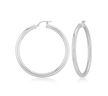 Sterling Silver Hoop Earrings
