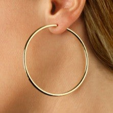 Yellow Gold Hoop Earrings
