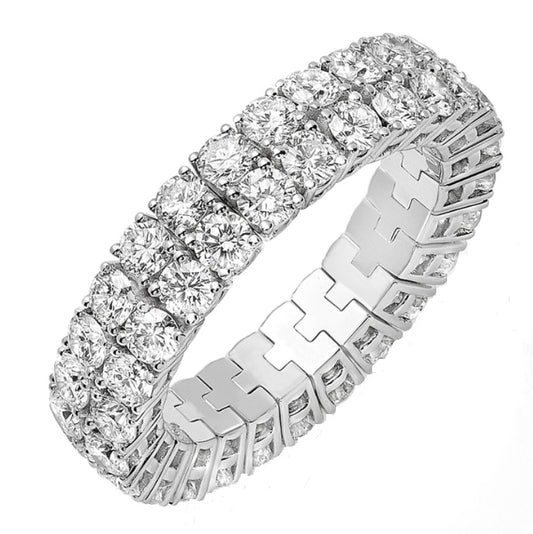 Picchiotti Xpandable™ Round Cut Diamond Eternity Band