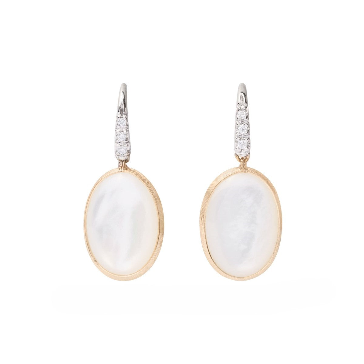 Marco Bicego Siviglia Mother of Pearl & Diamond Drop Earrings