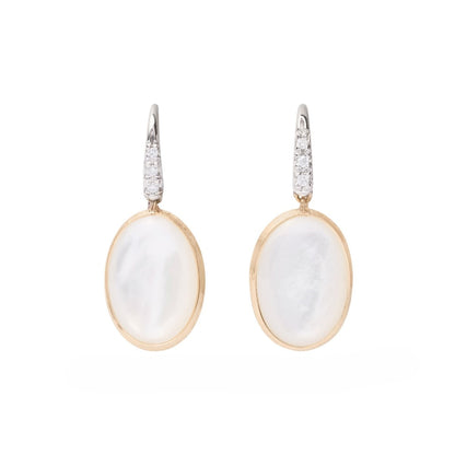 Marco Bicego Siviglia Mother of Pearl & Diamond Drop Earrings