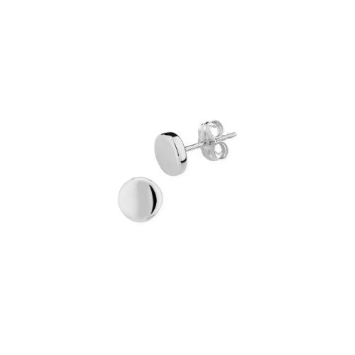 White Gold Stud Earrings