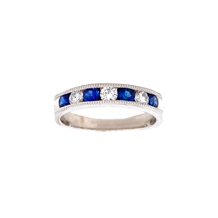 Diamond and Sapphire Band