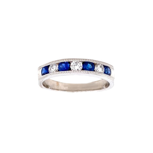 Diamond and Sapphire Band