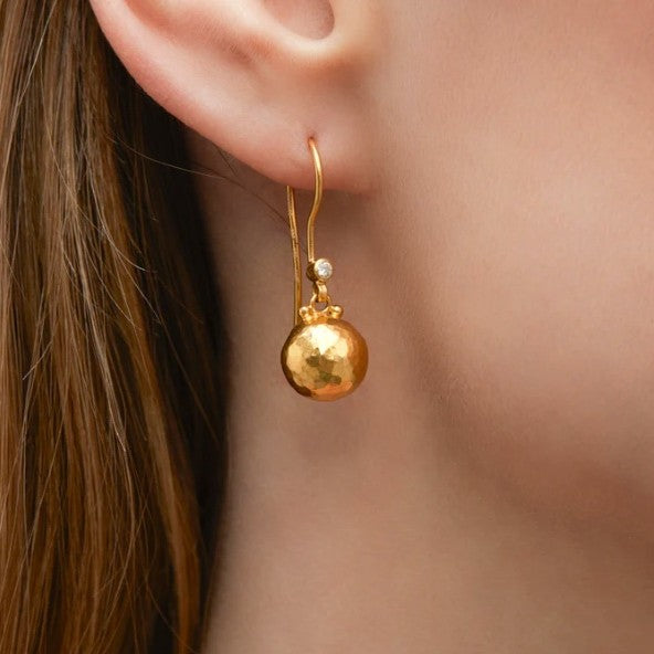 Gurhan Spell Gold Hanging Earrings