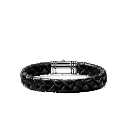 John Hardy Black Leather Bracelet