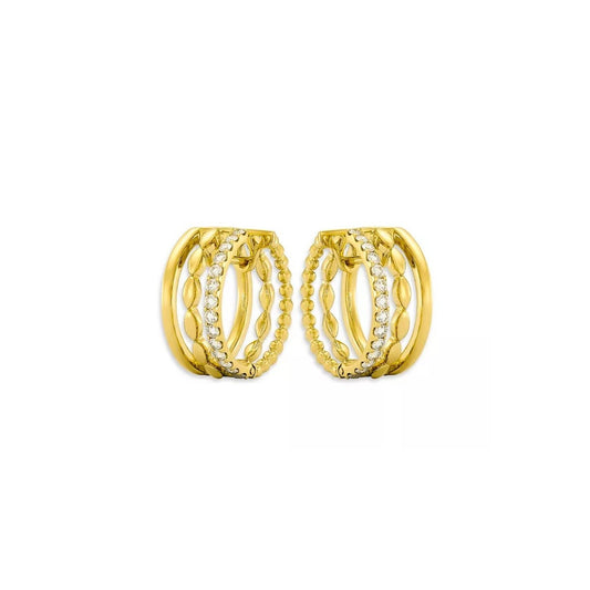 Etho Maria Diamond Huggie Earrings