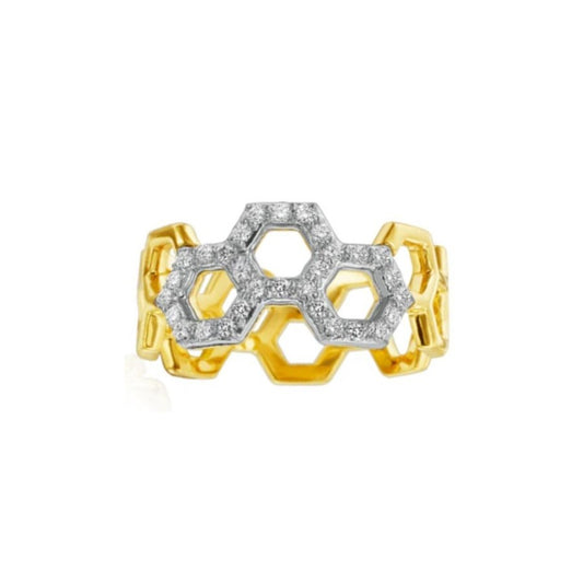 Gumuchain Diamond Section B Ring