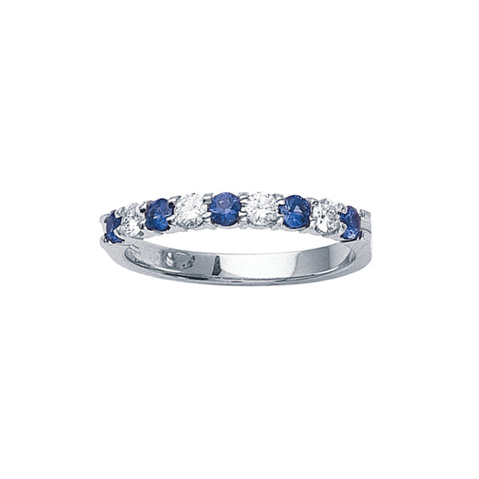 Diamond and Sapphire Band