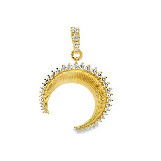 Paul Morelli Diamond Crescent Pendant