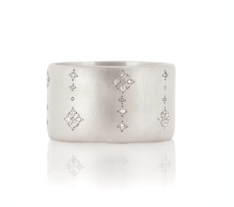 Adel Chefridi Shooting Star Brilliant Cut Diamond Band