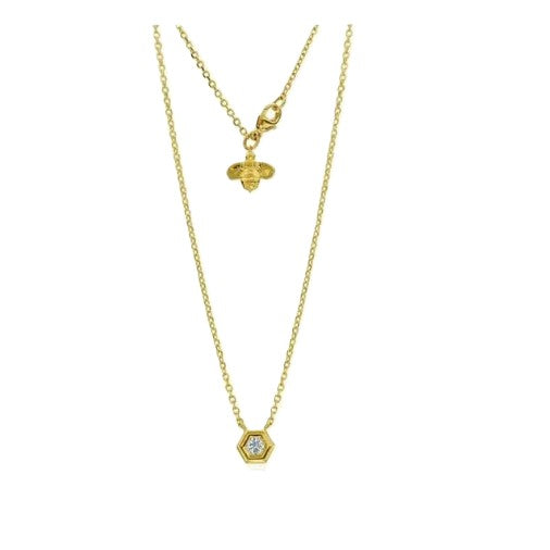Gumuchian Mini B Diamond Pendant