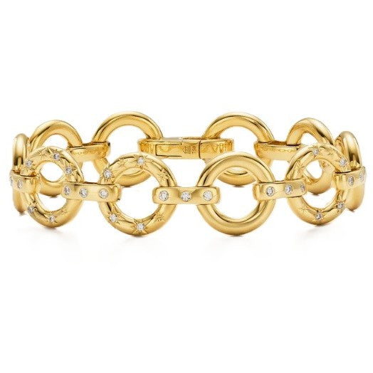 Temple St. Clair Jean d'Arc Diamond Link Bracelet