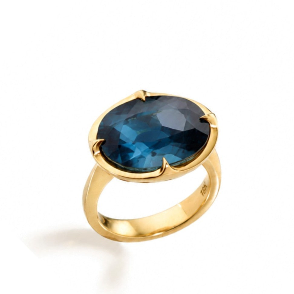 Ray Griffiths London Blue Topaz Ring