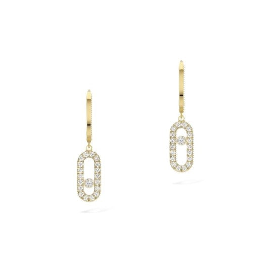 Messika Move Uno Diamond Drop Earrings