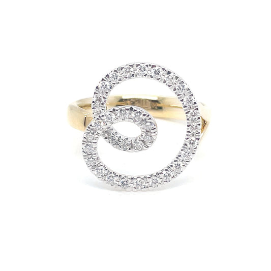 Yeprem Golden Strada Diamond Ring