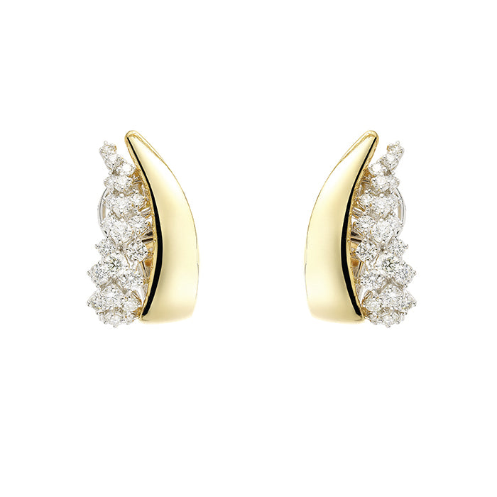 Yeprem Golden Strada Diamond Earrings