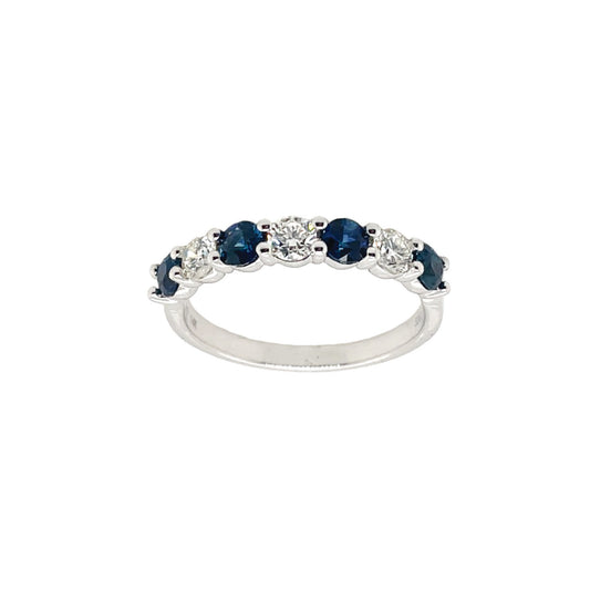 Diamond and Sapphire Band