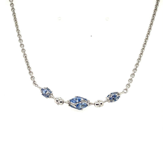 Sapphire & Diamond Necklace