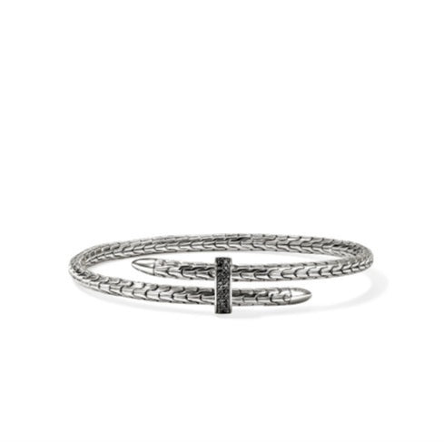 John Hardy Spear Black Sapphire Cuff Bracelet