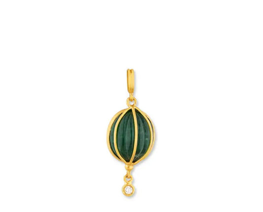 Lika Behar Caged Emerald Pendant