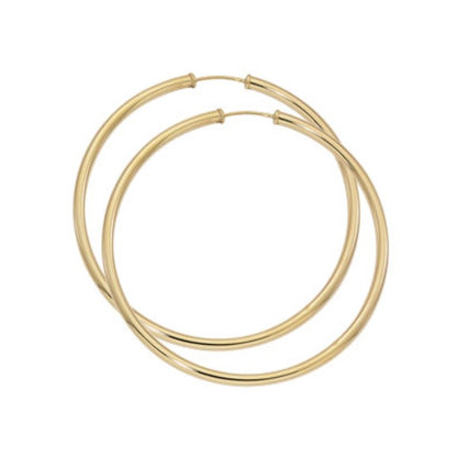 Yellow Gold Hoop Earrings