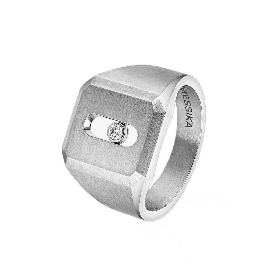 Messika Titanium Signet Ring