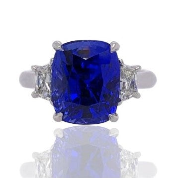 Sapphire & Diamond Ring