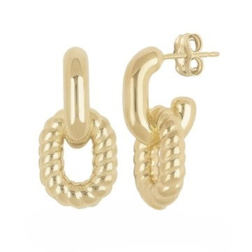 Yellow Gold Drop Earrings