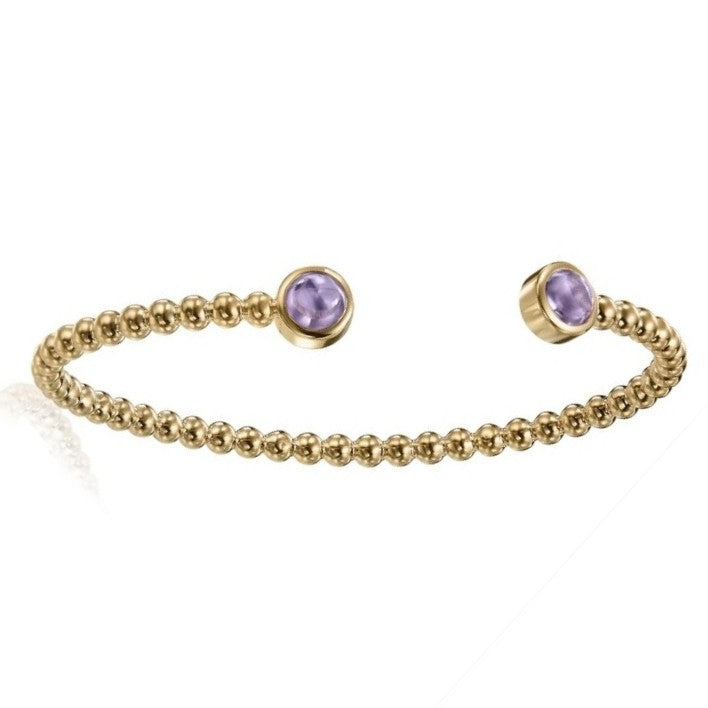 Gumuchian Nutmeg Pink Sapphire Cuff Bracelet