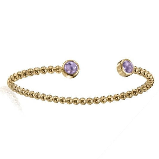 Gumuchian Nutmeg Pink Sapphire Cuff Bracelet