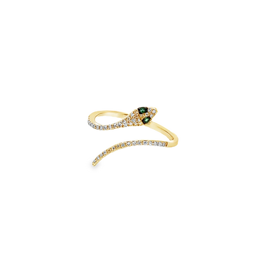 Diamond Snake Ring