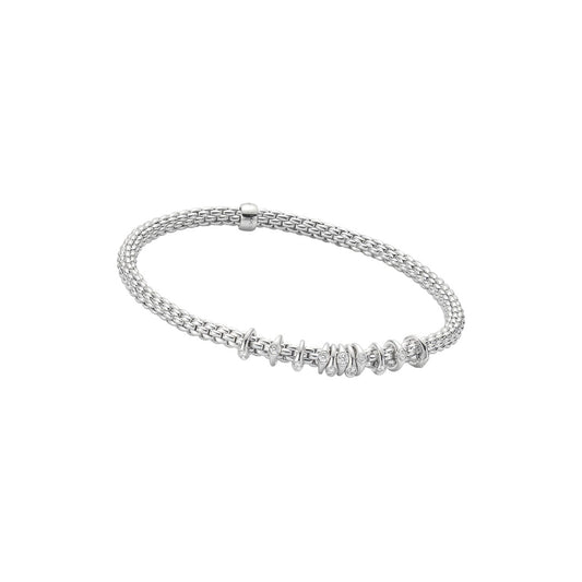 Fope Flex'it Prima Diamond Rondel Bracelet