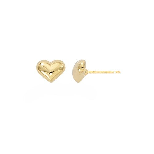 Yellow Gold Stud Earrings