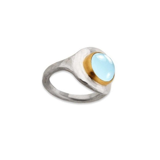 Lika Behar Jellybonbon Signet Aqua Ring