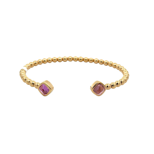 Gumuchian Pink Sapphire Cuff Bracelet