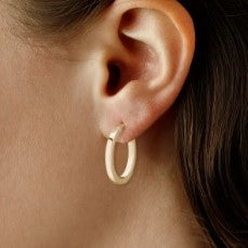 Yellow Gold Hoop Earrings