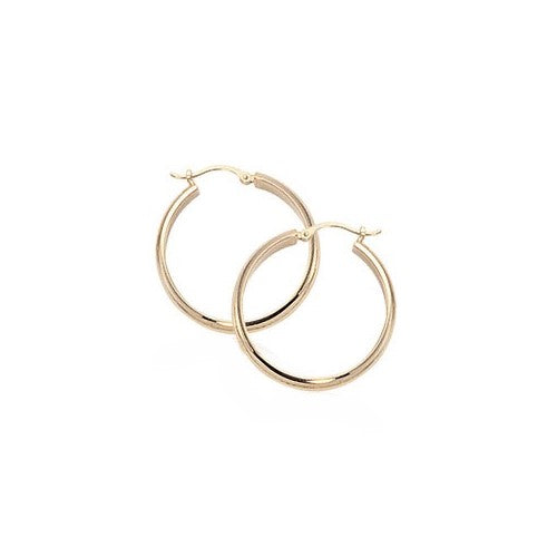 Yellow Gold Hoop Earrings