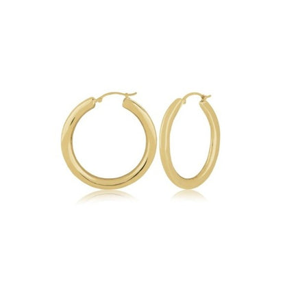 Yellow Gold Hoop Earrings