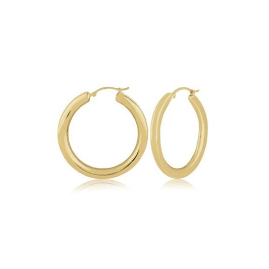 Yellow Gold Hoop Earrings