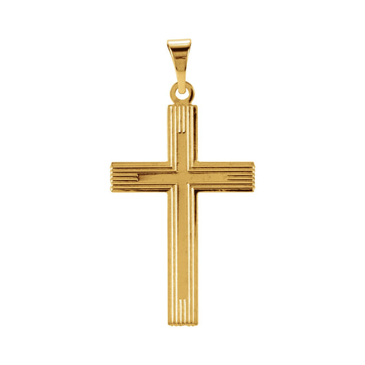 Yellow Gold Cross Pendant