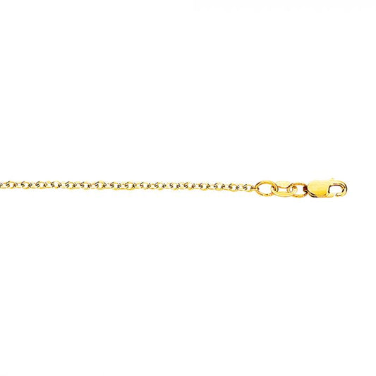 Yellow Gold Cable Chain