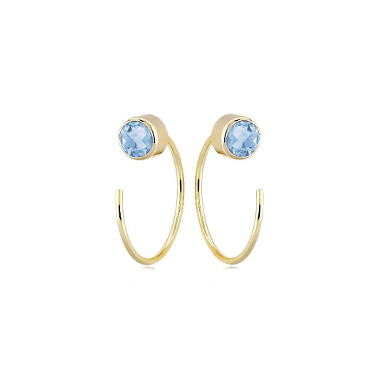 Yellow Gold Stud Earrings