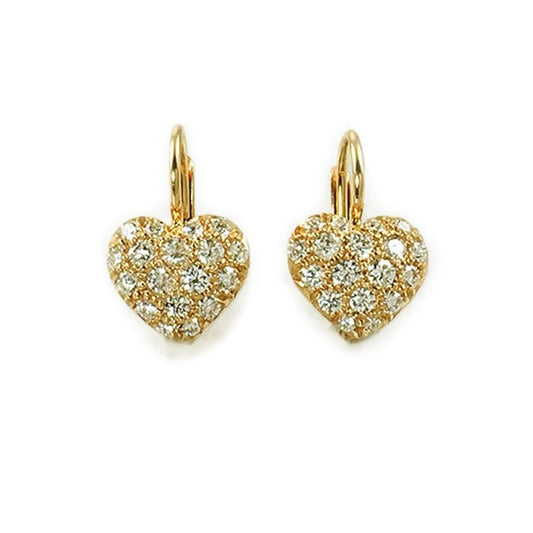 Suna Diamond Heart Earrings