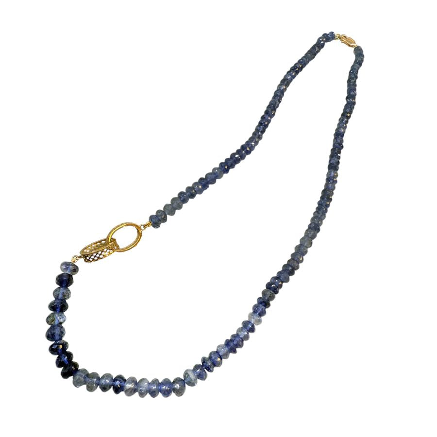 Ray Griffths Iolite Bead & Crownwork® Link Necklace