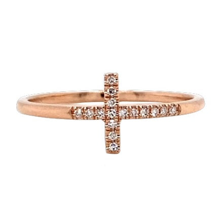 Diamond Cross Ring