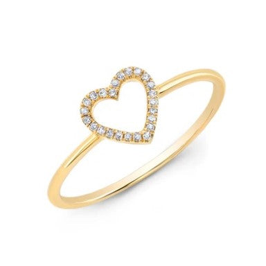 Diamond Heart Ring