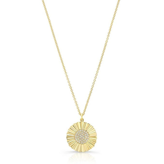 Yellow Gold Diamond Pendant